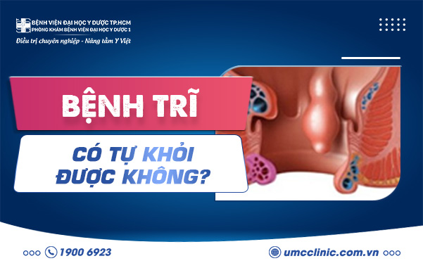 BỆNH TRĨ CÓ TỰ KHỎI ĐƯỢC KHÔNG?