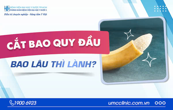 CẮT BAO QUY ĐẦU BAO LÂU THÌ LÀNH?