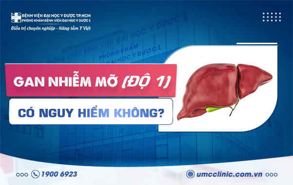 GAN NHIỄM MỠ ĐỘ 1 CÓ NGUY HIỂM KHÔNG?