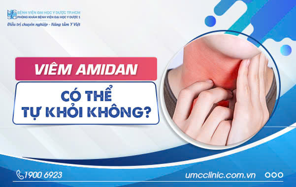 VIÊM AMIDAN CÓ THỂ TỰ KHỎI KHÔNG? KHI NÀO CẦN GẶP BÁC SĨ?