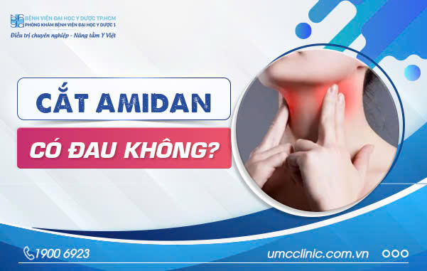 CẮT AMIDAN CÓ ĐAU KHÔNG? BAO LÂU THÌ LÀNH?