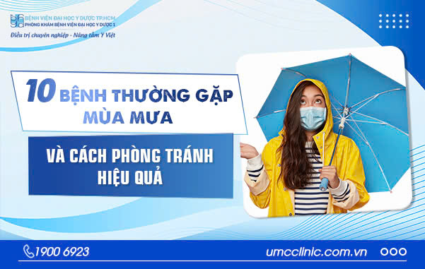 10 BỆNH THƯỜNG GẶP MÙA MƯA BÃO VÀ CÁCH PHÒNG TRÁNH HIỆU QUẢ