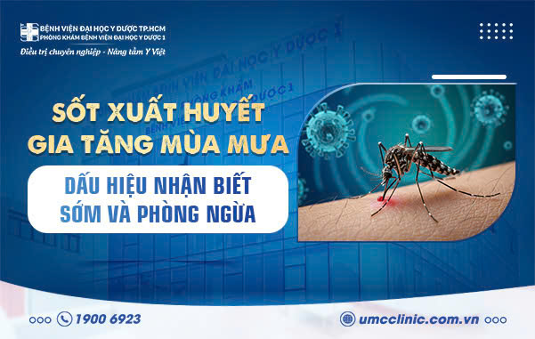 SỐT XUẤT HUYẾT GIA TĂNG MÙA MƯA: DẤU HIỆU NHẬN BIẾT SỚM VÀ PHÒNG NGỪA