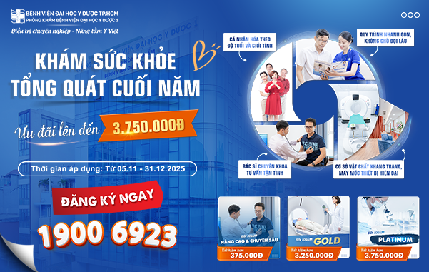 KHÁM SỨC KHỎE TỔNG QUÁT CUỐI NĂM - TIẾT KIỆM LÊN ĐẾN 3.750.000VND 🎁🎉