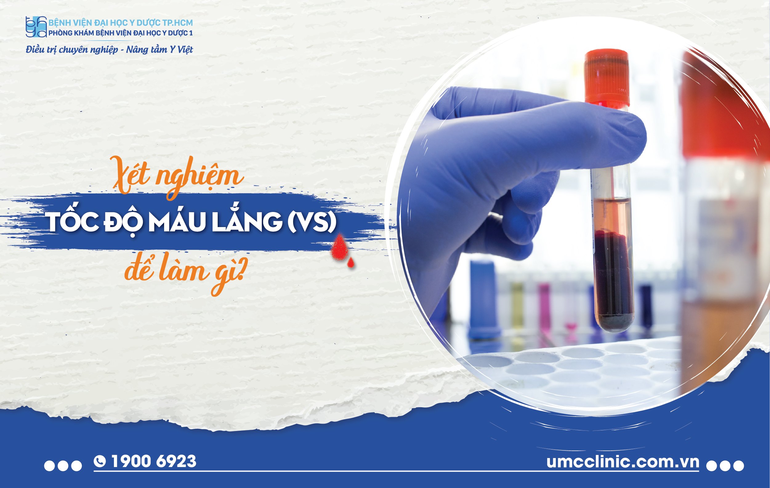 XÉT NGHIỆM TỐC ĐỘ MÁU LẮNG(VS) ĐỂ LÀM GÌ?