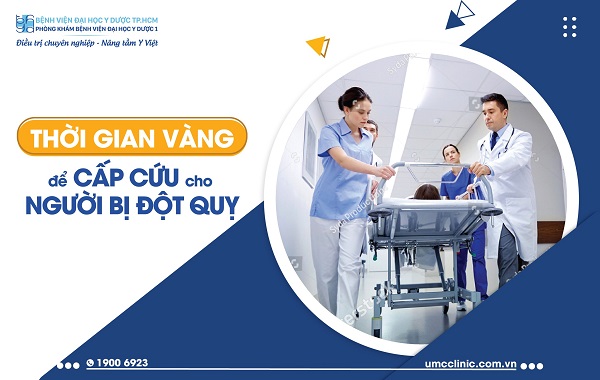 THỜI GIAN VÀNG ĐỂ CẤP CỨU CHO NGƯỜI BỊ ĐỘT QUỴ