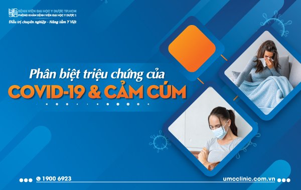 PHÂN BIỆT TRIỆU CHỨNG  CỦA COVID-19 VÀ CẢM CÚM