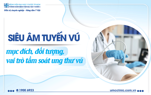 SIÊU ÂM TUYẾN  VÚ: MỤC ĐÍCH, ĐỐI TƯỢNG, VAI TRÒ TẦM SOÁT UNG THƯ VÚ
