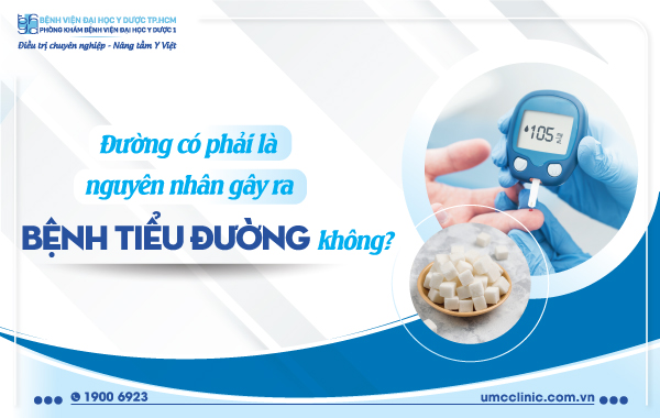 ĐƯỜNG CÓ PHẢI LÀ NGUYÊN NHÂN GÂY RA BỆNH TIỂU ĐƯỜNG KHÔNG?
