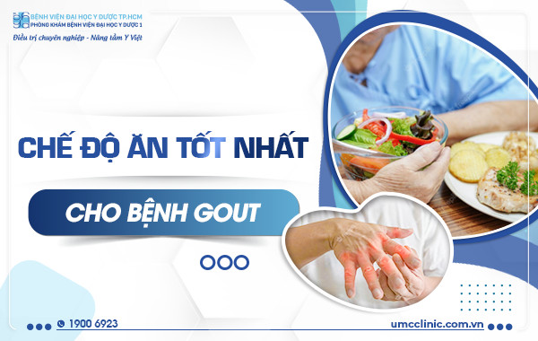 CHẾ ĐỘ ĂN TỐT NHẤT CHO BỆNH GOUT