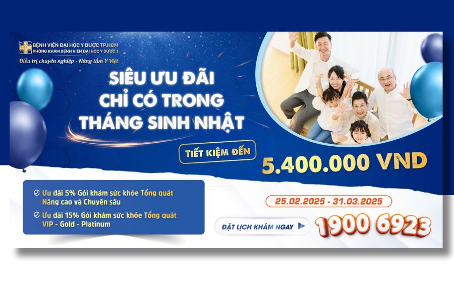 SIÊU ƯU ĐÃI - TIẾT KIỆM ĐẾN 5.400.000Đ - CHỈ CÓ TRONG THÁNG SINH NHẬT