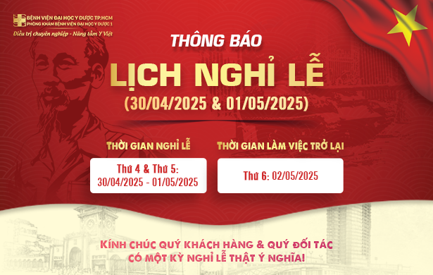THÔNG BÁO NGHỈ LỄ GIẢI PHÓNG MIỀN NAM 30/04 VÀ QUỐC TẾ LAO ĐỘNG 01/05